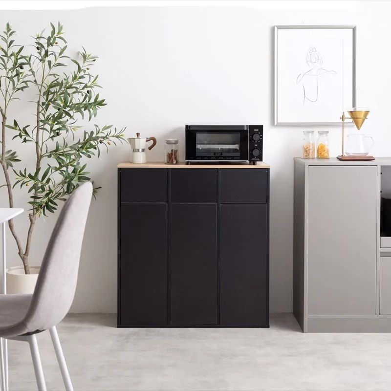 3連式 分別 キッチン ゴミ箱 45L✕3 幅74.5cm 分別ごみ箱 ペール