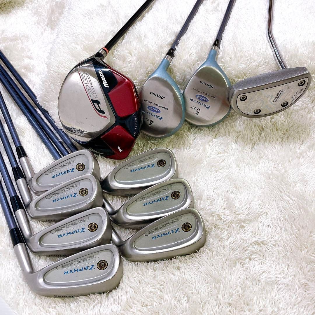 MIZUNO JPX A 25 Zephyr Disney 101 Dalmatians ミズノ APX ゼファー 101匹わんちゃん ゴルフクラブセット レディース 右