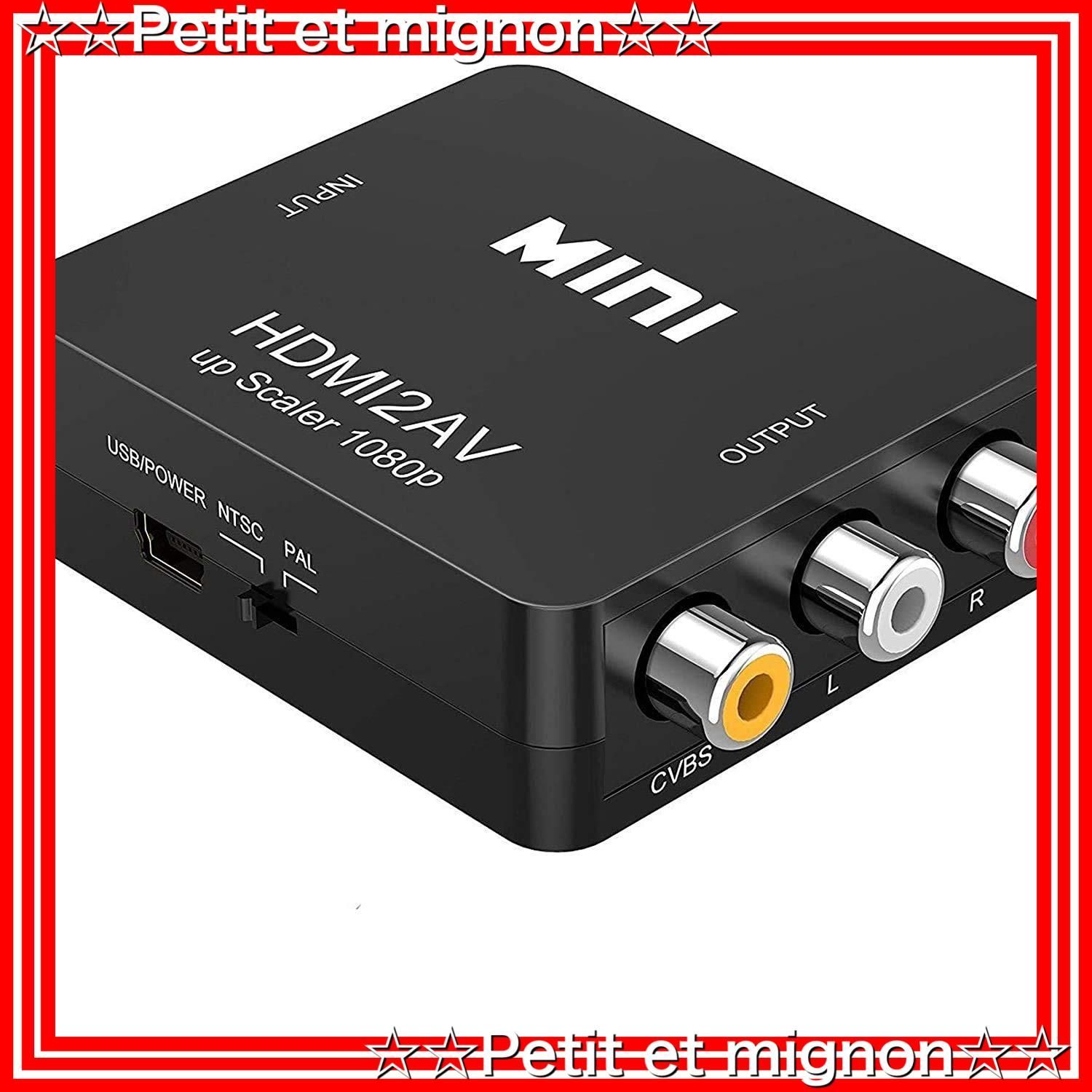 HDMI to AV 変換 コンポジット コンバーター 変換アダプター HDMIから