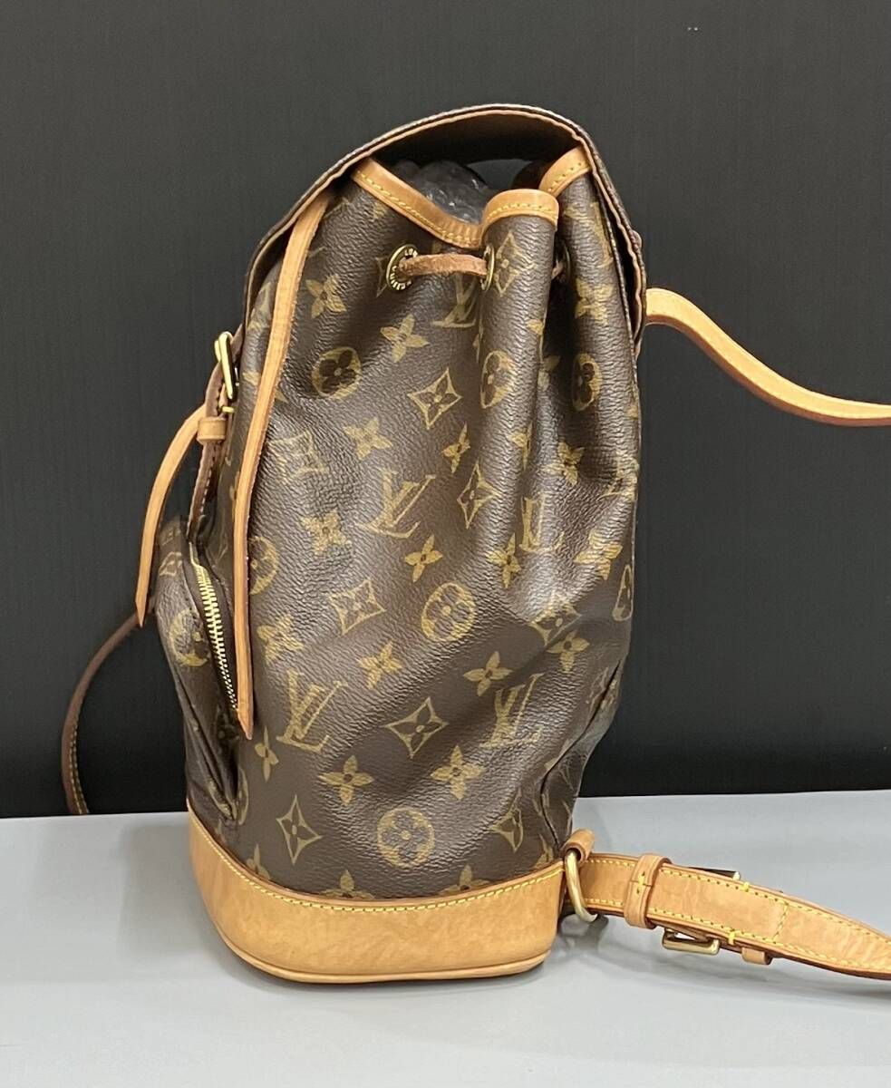 LOUIS VUITTON ルイヴィトン モノグラム モンスリMM M51136 外寸目安W25H30D12