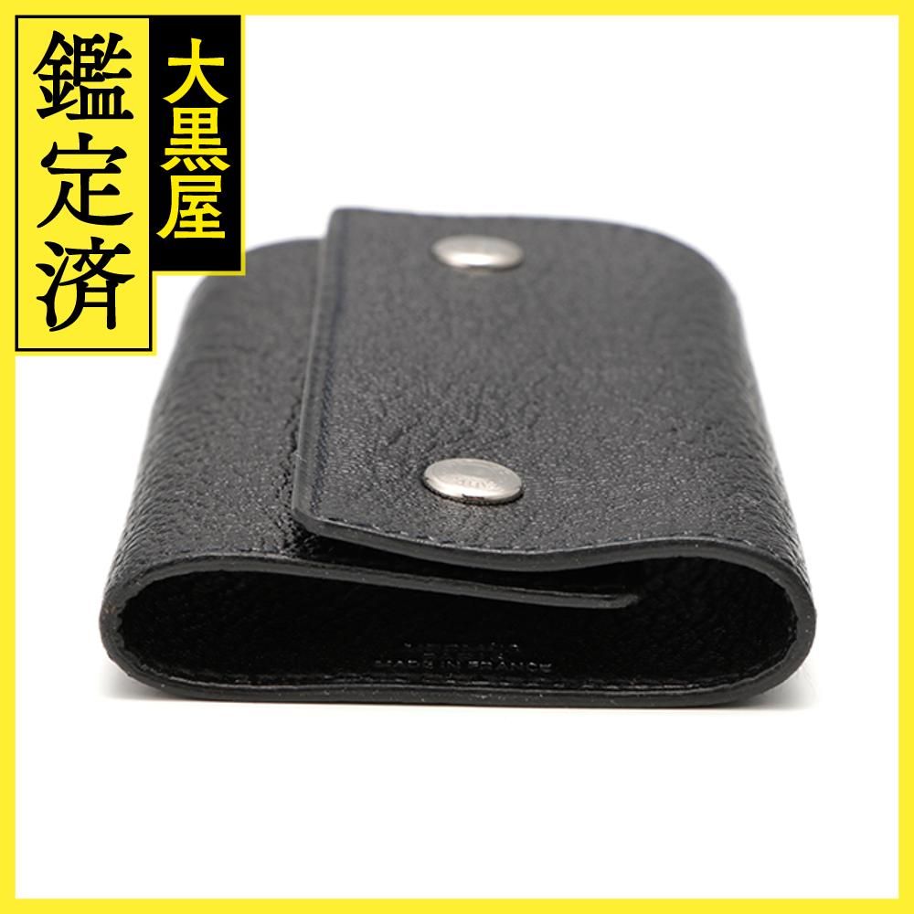 HERMES エルメス セリエ 6連キーケース ブラック/SV 【432