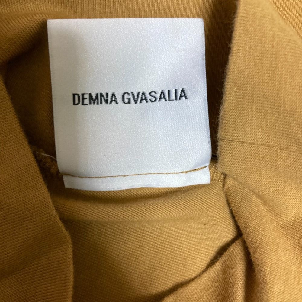 美品 VETEMENTS ヴェトモン ロゴ刺繍 ハイネック ショート
