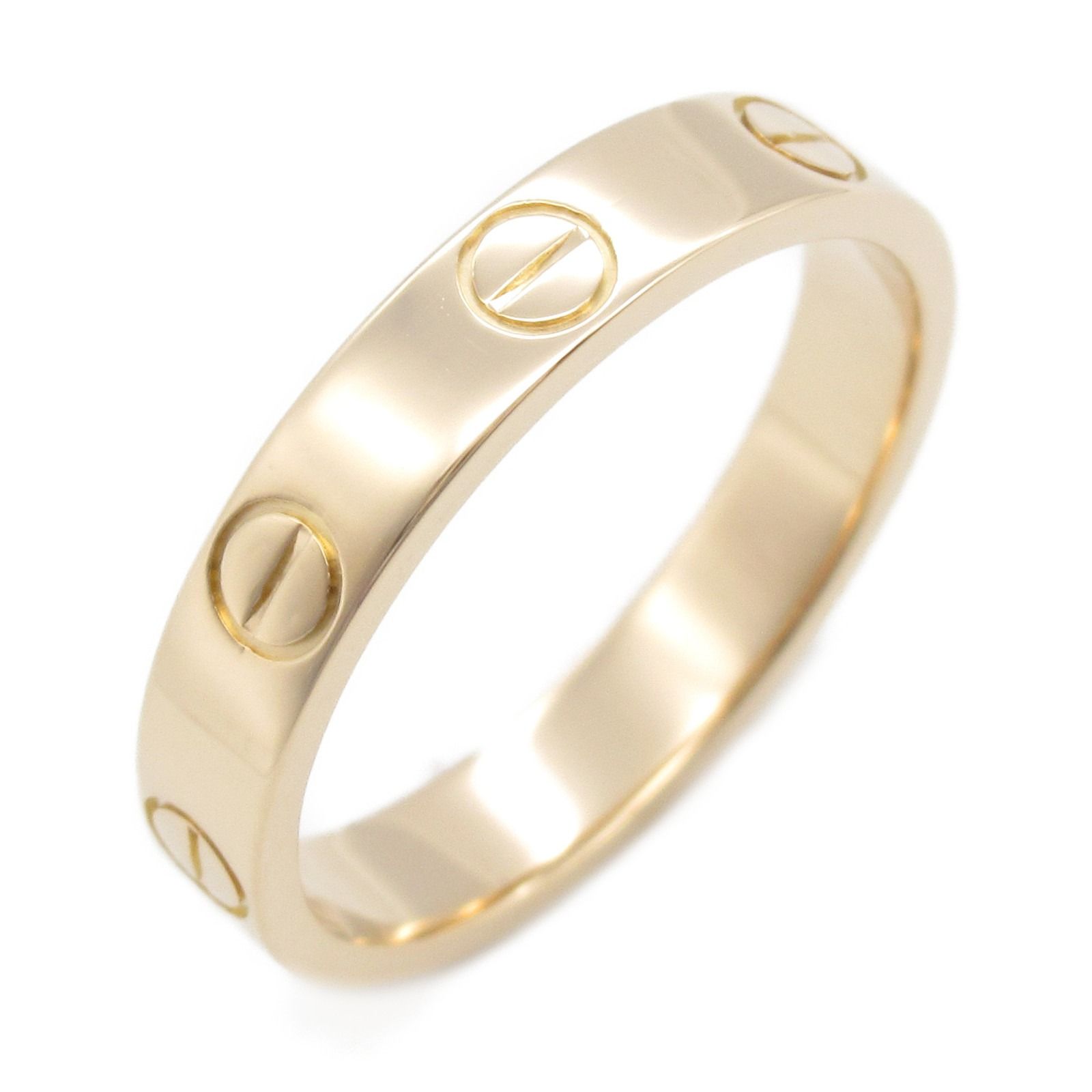 カルティエ CARTIER リング 指輪 ミニラブリング ER4957 K18PG ピンクゴールド ミニラブリング ユニセックス Used A