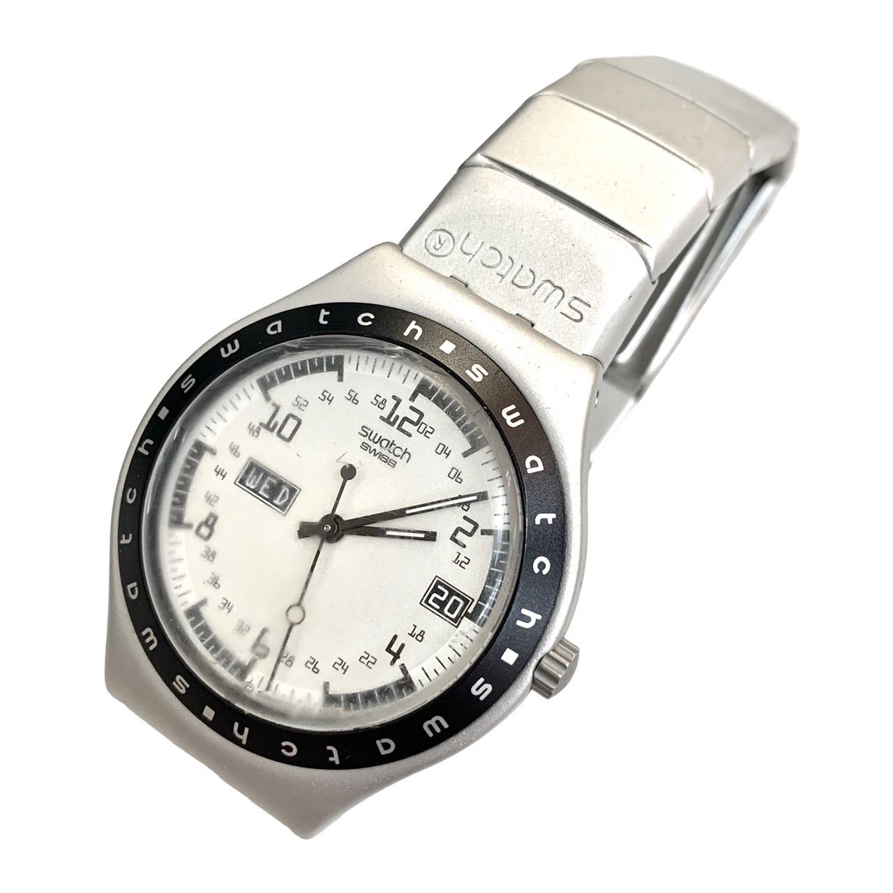 ヴィンテージ⭐️スウォッチ】SWATCH IRONY 1998 アルミニウム 純正 