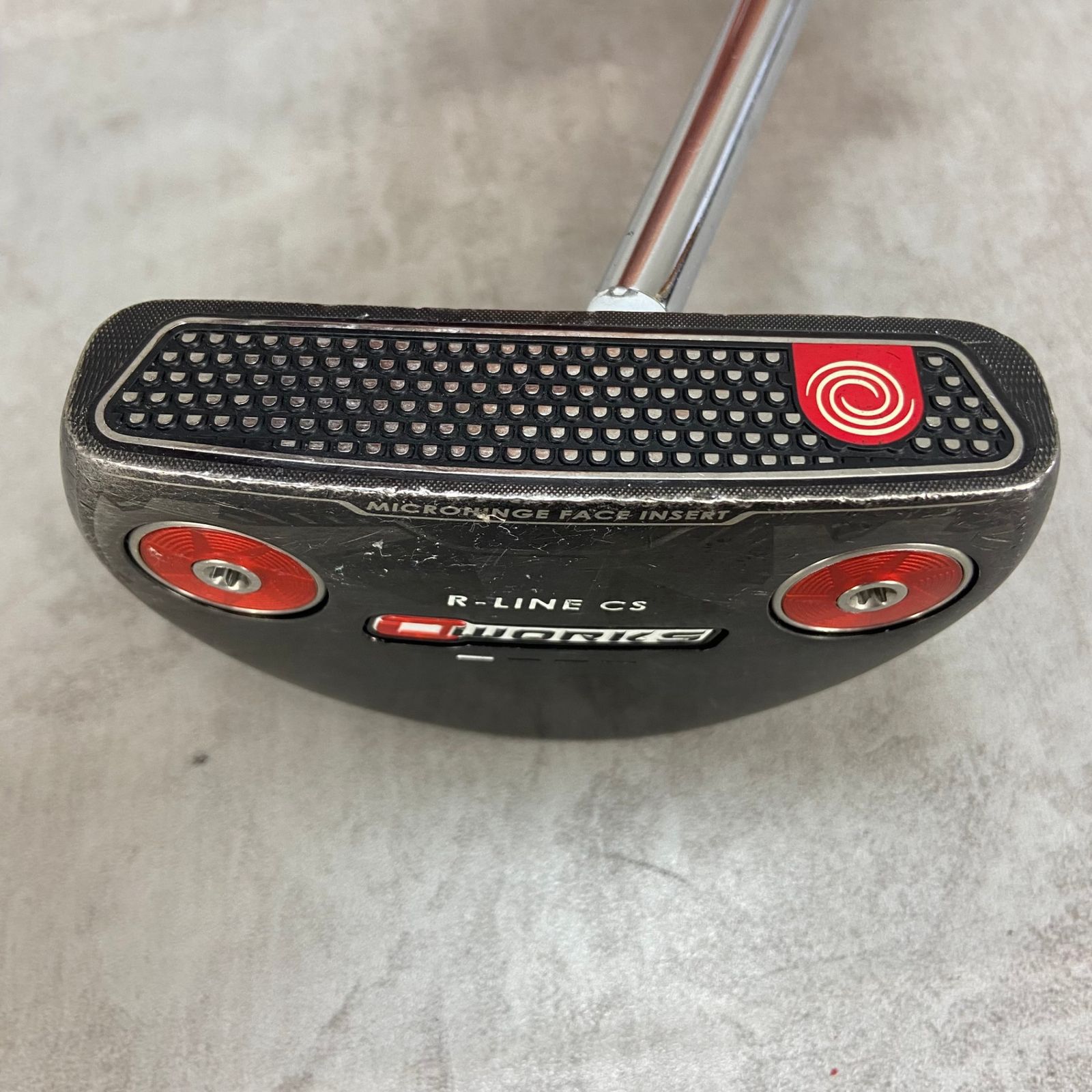 ODYSSEY　オデッセイ　WORKS　R-LINE　 オーワークス　ライン　メンズゴルフパター　スチール　右利き用　ヘッドカバー　マレット型 オデッセイ R-LINE CS オーワークス メンズゴルフパター
