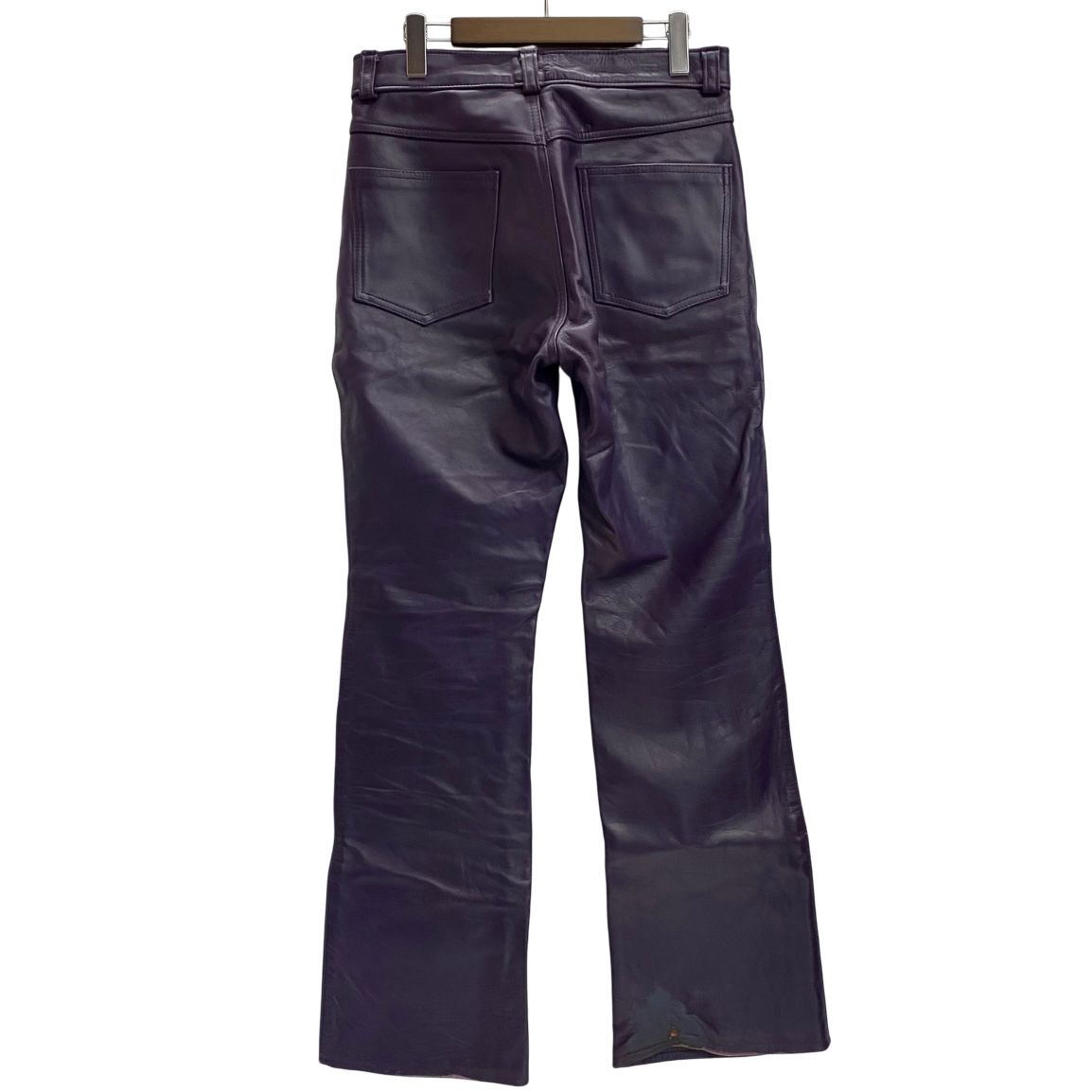 ショット SCHOTT レザーパンツ ボトムスその他 パープル 201 MB-1135 VB