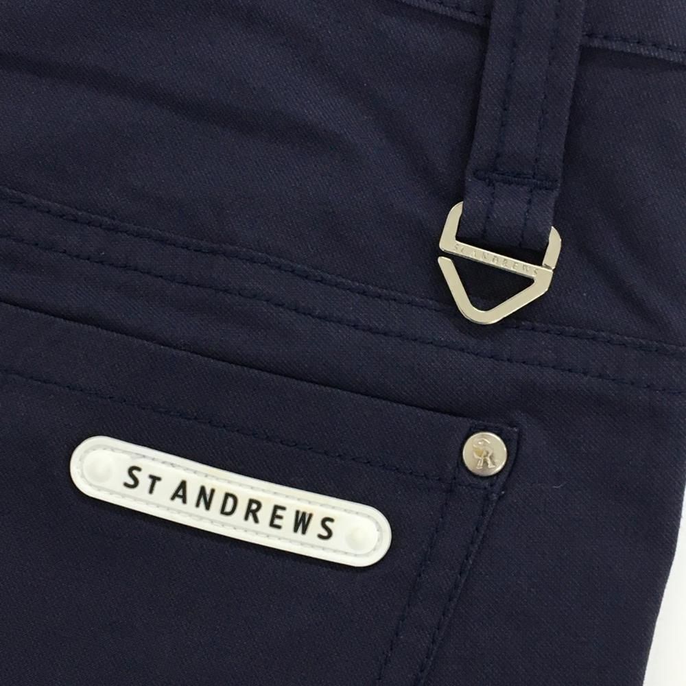 超美品】セントアンドリュース パンツ ネイビー×白 ストレッチ サイド