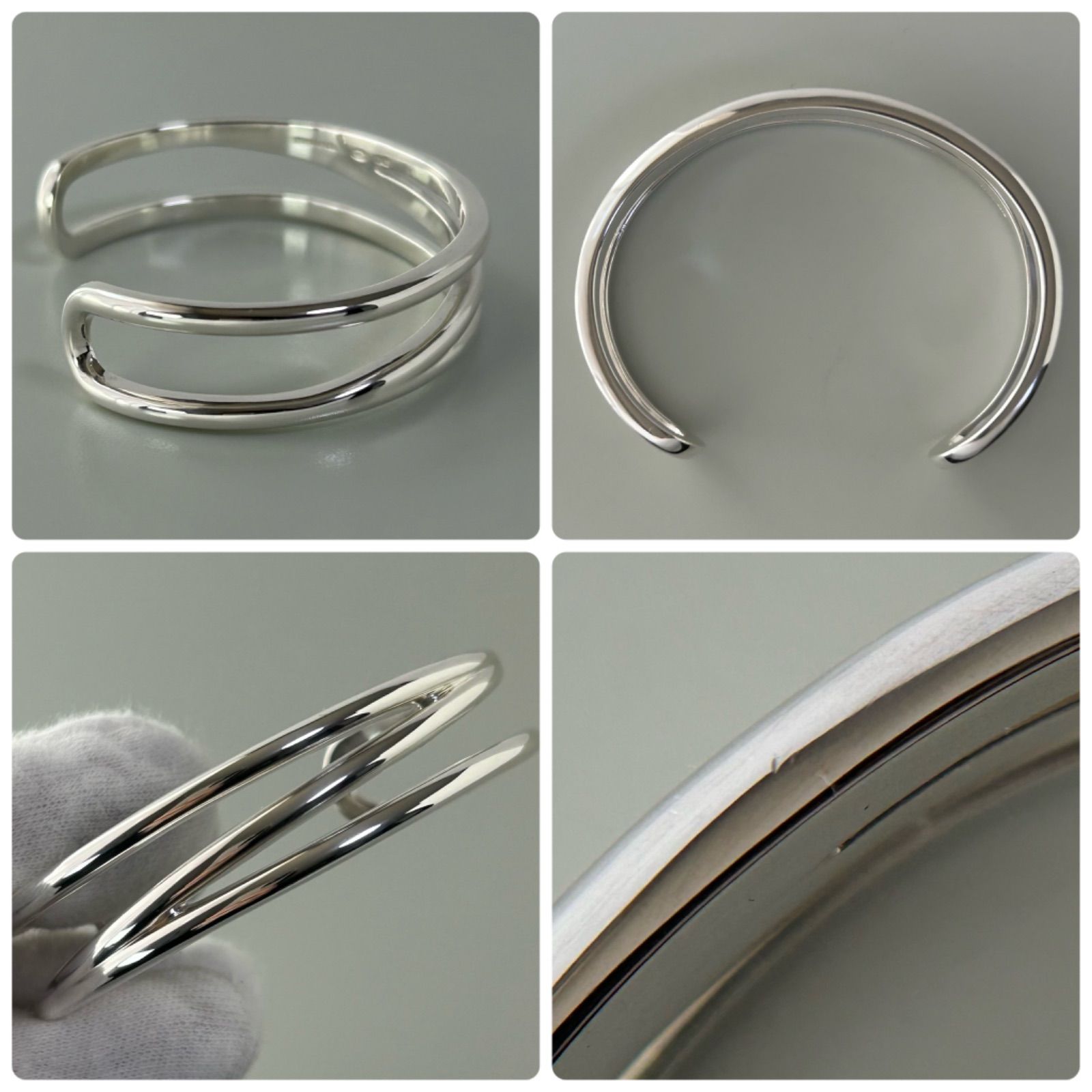 ティファニー バングル ブレスレット ダイアゴナル AG925 ヴィンテージ