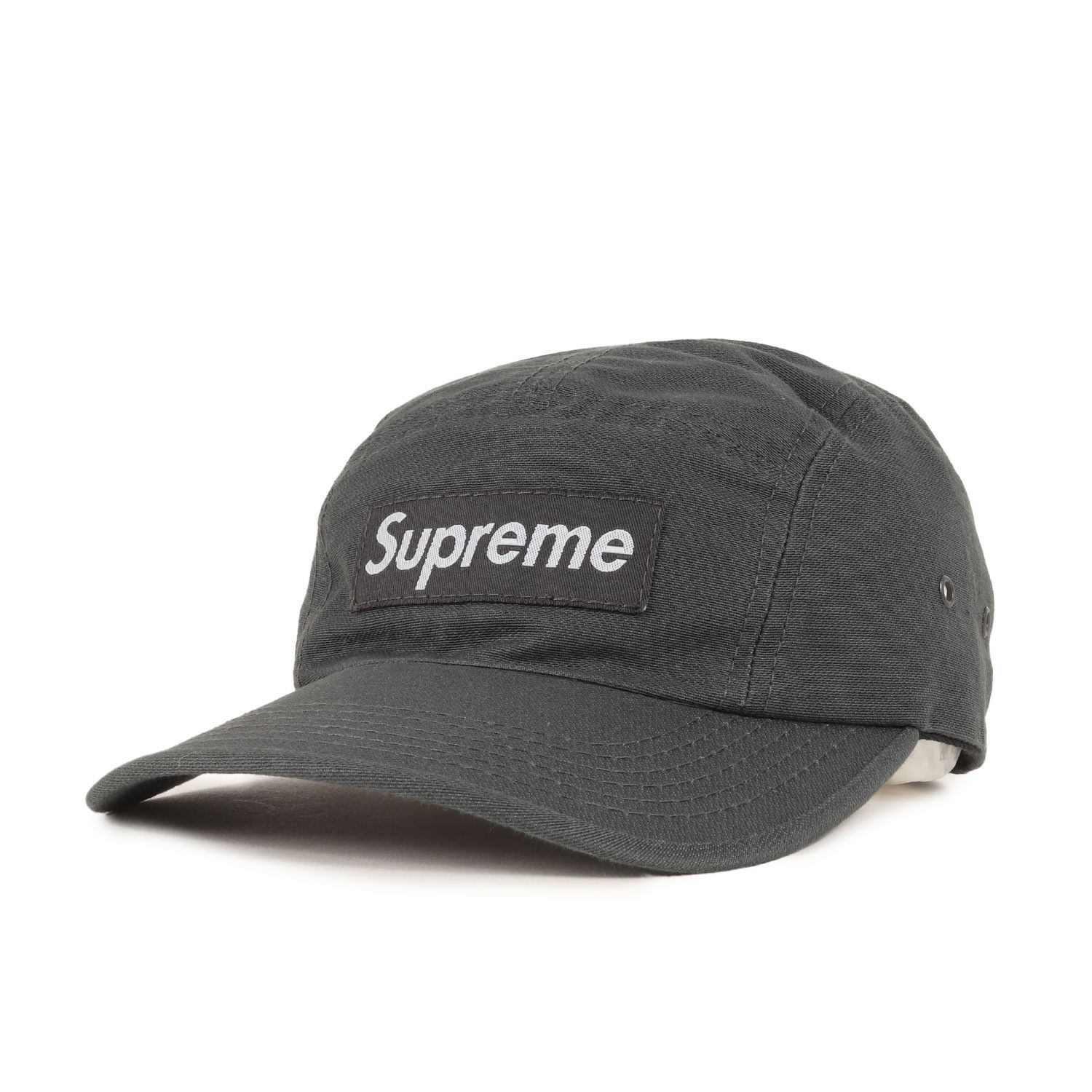 Supreme シュプリーム キャップ 00s プレーンボックスロゴ キャンプキャップ (Camp Cap) グレー box logo 帽子【メンズ】