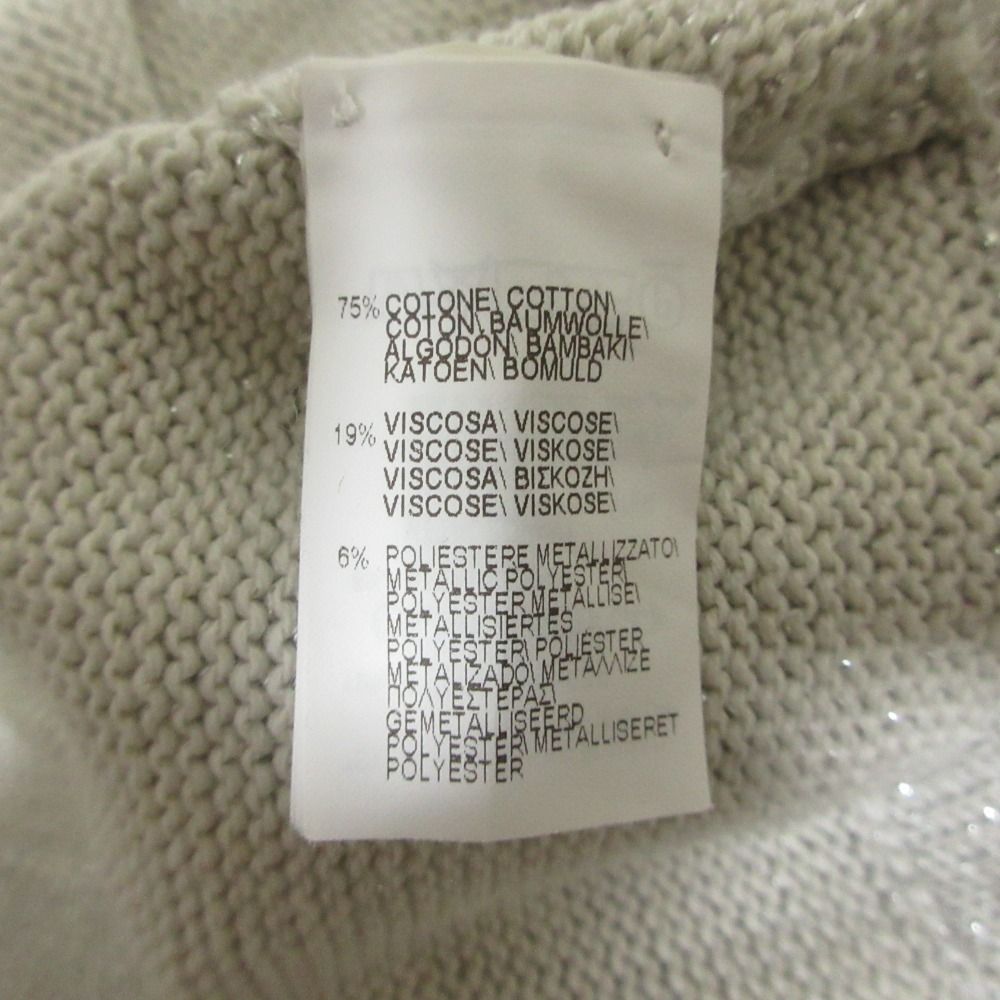 美品 Brunello Cucinelli ブルネロクチネリ ショートスリーブ ラメ  