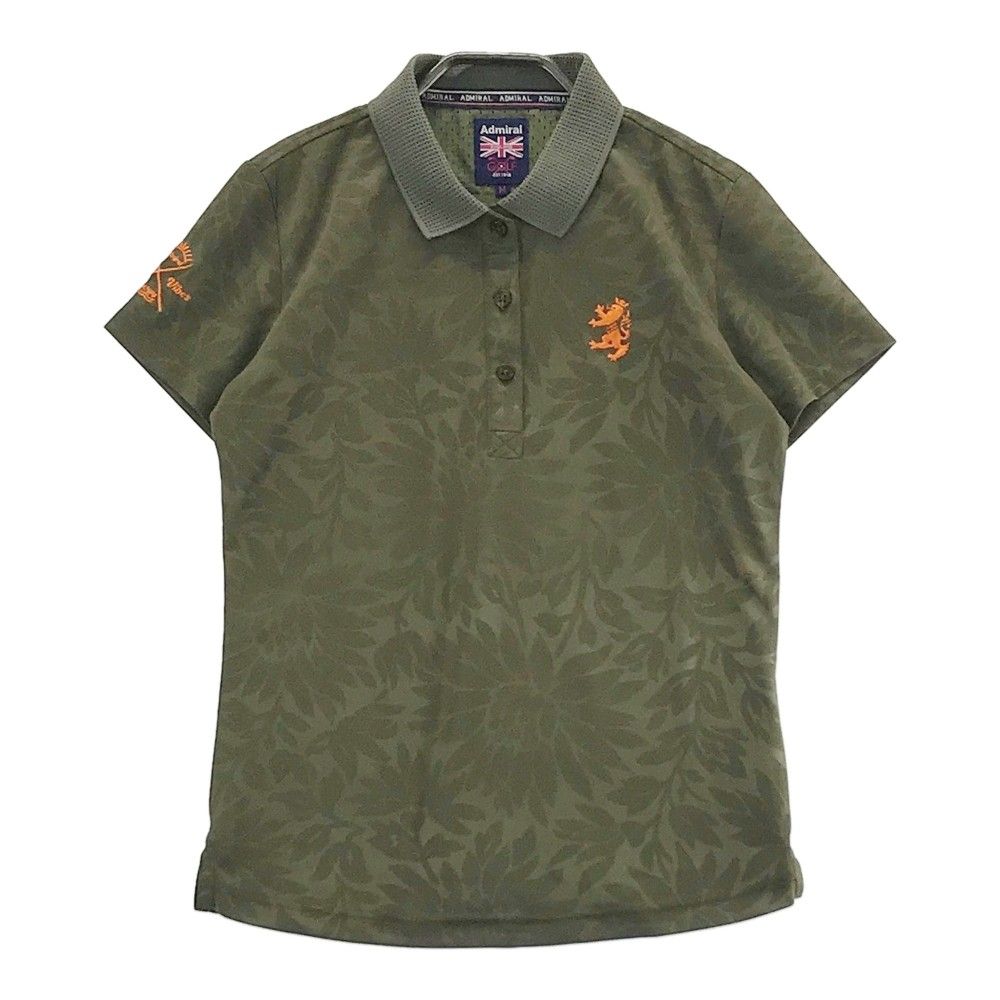 Admiral ネイビー 花柄 ポロシャツ ゴルフ