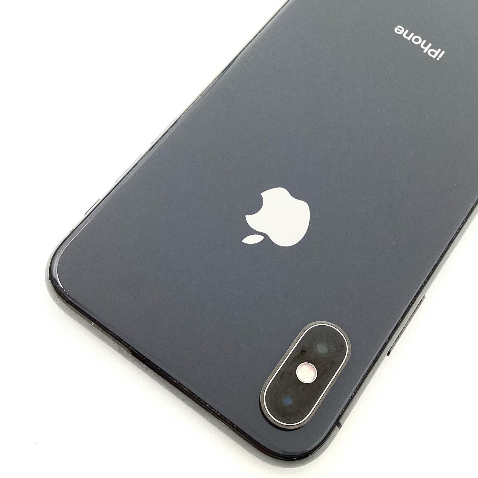 全額返金保証】【最速発送】Apple iPhone X 256GB スペースグレイ