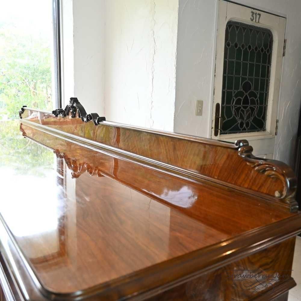 引取り限定】 L3610-10-2 フランスアンティーク サイドボード テレビ