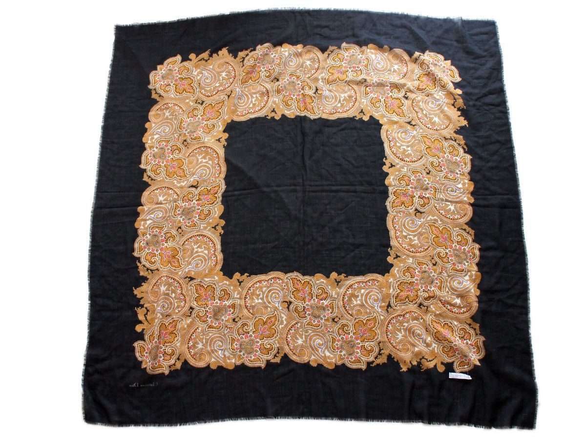 クリスチャンディオール ヴィンテージ ストール クリスチャン