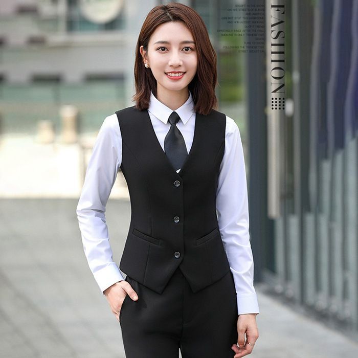 ベスト スーツ ロング 事務服 ビジネス 通勤 フォーマルベスト レディース ジレ 制服 オフィス ユニフォーム ノースリーブ 就職 就活 ベスト スーツ ロング 事務服 ビジネス 通勤 フォーマルベスト