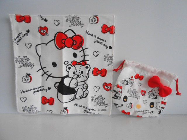 ♯Kvm12CZハローキティHELLOKITTY40周年ランチタイムグッズ全5種 ♯Kvm12CZハローキティHELLOKITTY40周年ランチタイムグッズ全5種