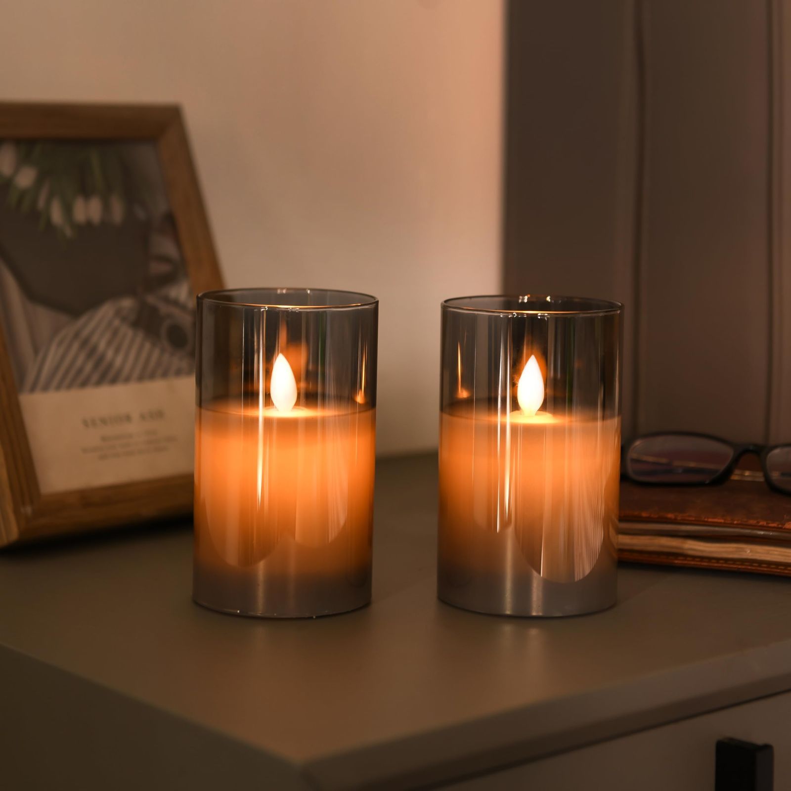 LEDキャンドルライト 数量限定】ロウソク 【USB充電式】 本物の炎のようにゆらめく