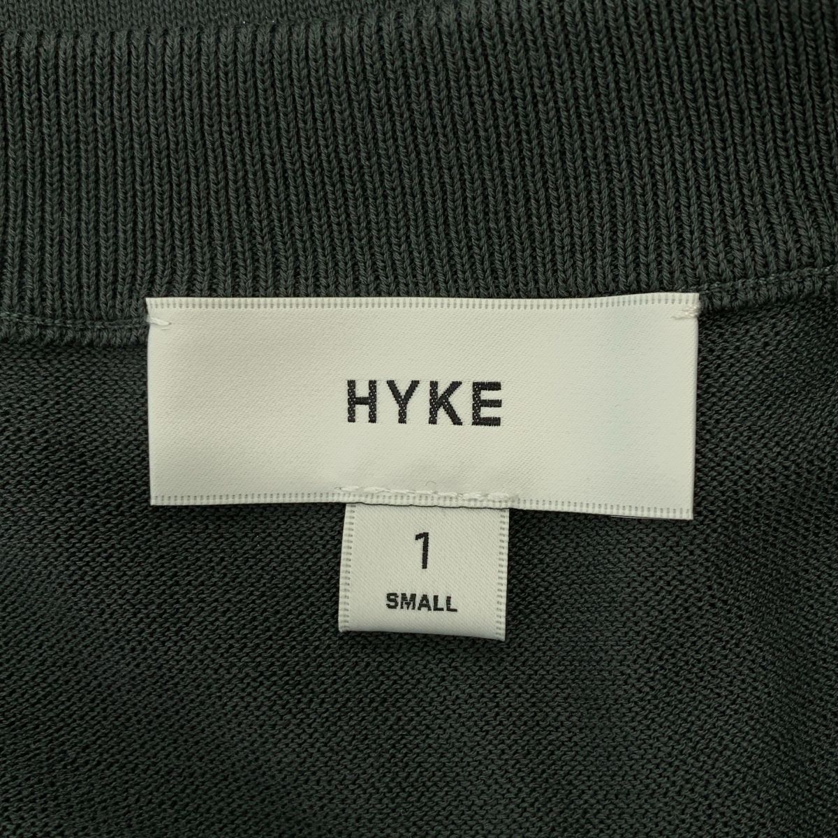 美品】 HYKE / ハイク | 2025SS | CREW NECK CROPPED SWEATER