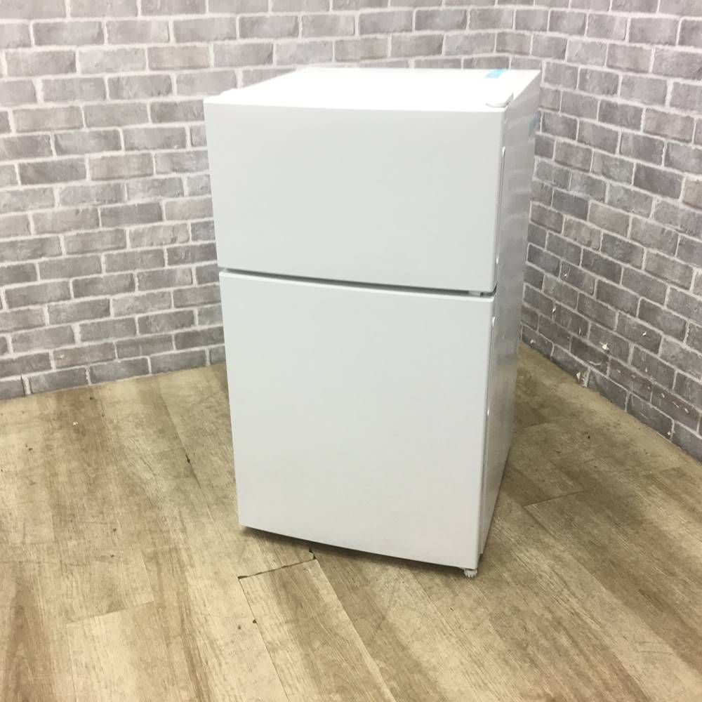 マクスゼン 冷蔵庫 2ドア 87L 右開き JR087ML01WH