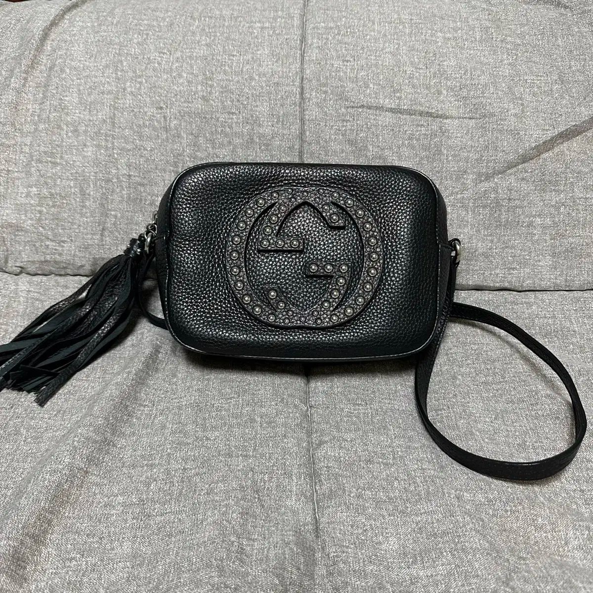 OS GUCCI グッチ ソーホー タッセル ディスコバッグ