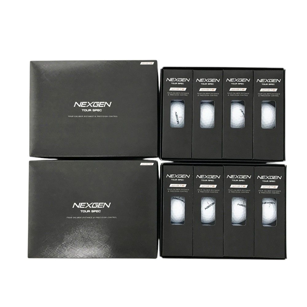 NEXGEN ネクスジェン ゴルフボール 2ダース ホワイト系 [240101519493