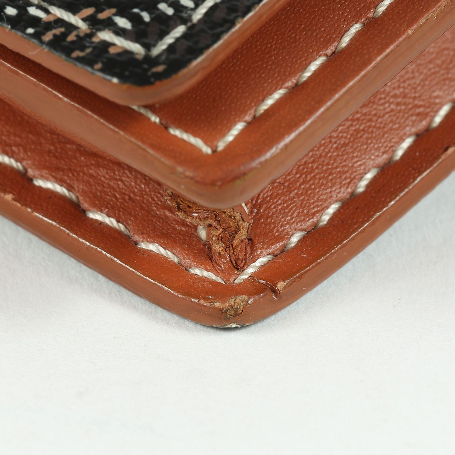GOYARD ゴヤール マルゼルブ ヘリンボーン 柄 カードケース 名刺入れ 