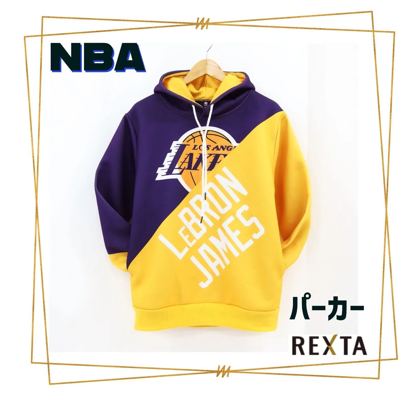 NBA レイカーズ パーカー レブロン・ジェームス Mサイズ - メルカリ