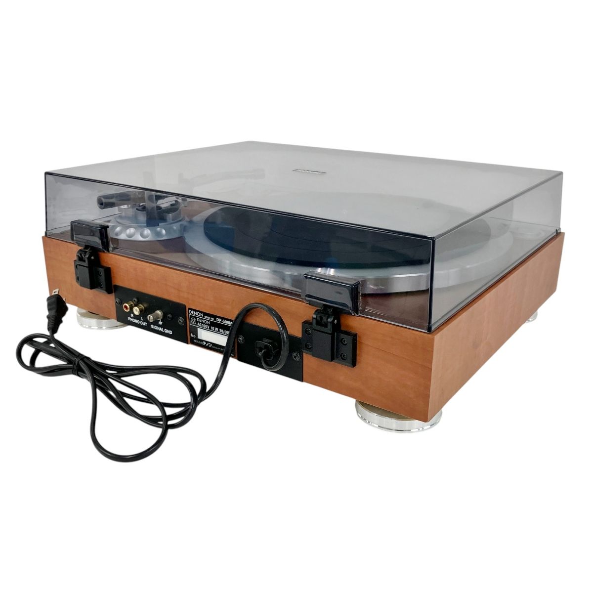 DENON レコードプレーヤー DP-500M DP-500M - Manual, direct drive turntable with large, high
