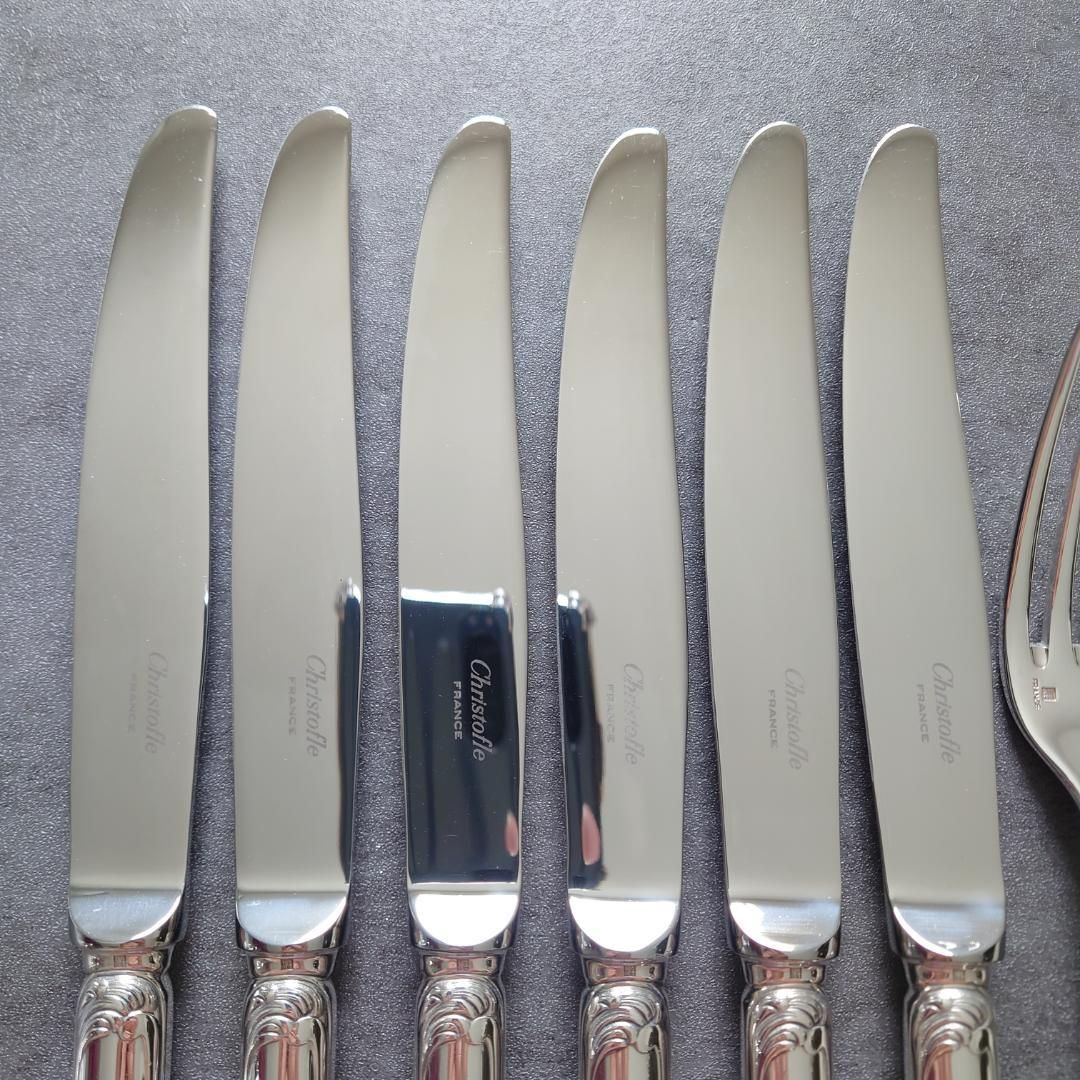 クリストフル マルリー テーブルナイフ テーブルフォーク 12点