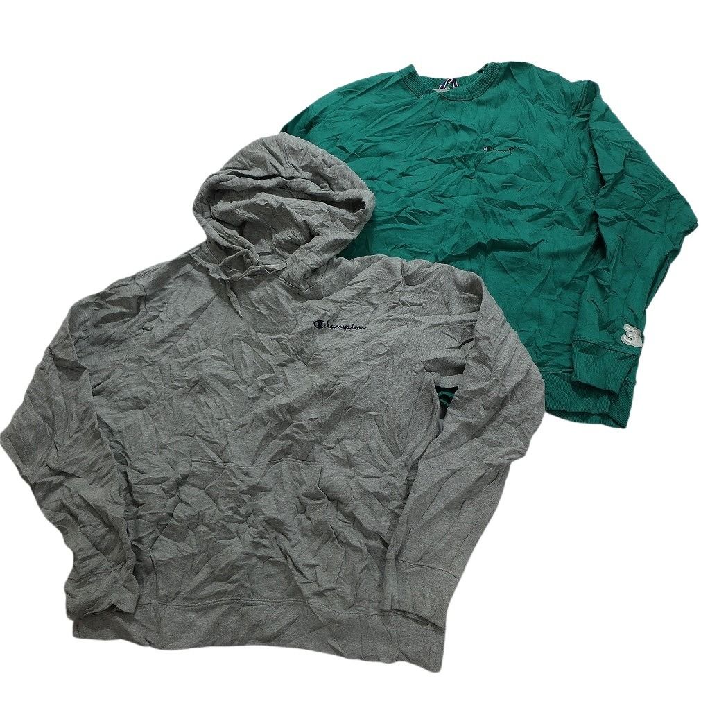 付き合いのある 古着卸 チャンピオン Champion スウェット 7枚セット メンズ L ペイトリオッツ プロチーム フーディー 古着 NC0961