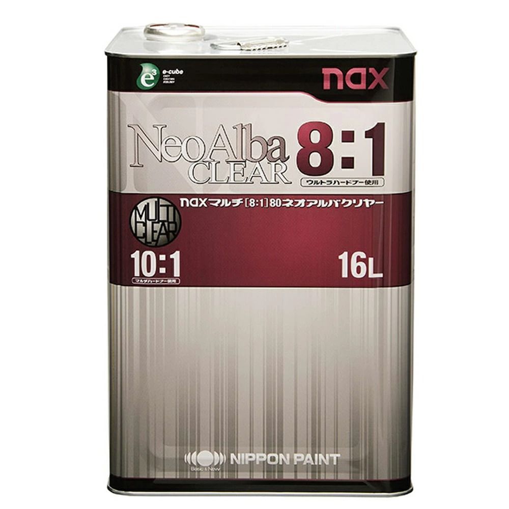 日本ペイント 3005059 naxマルチ 8 1 80 ネオアルバクリヤー 16L×1缶