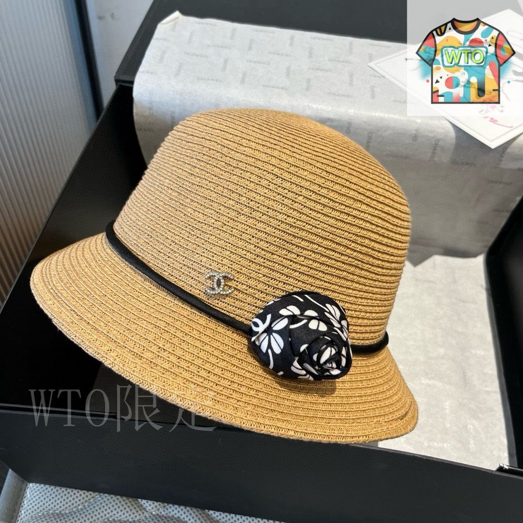 CHANEL ストローキャップ　超レア品 楽天市場】【送料無料】【本物】極美品☆CHANEL☆シャネル