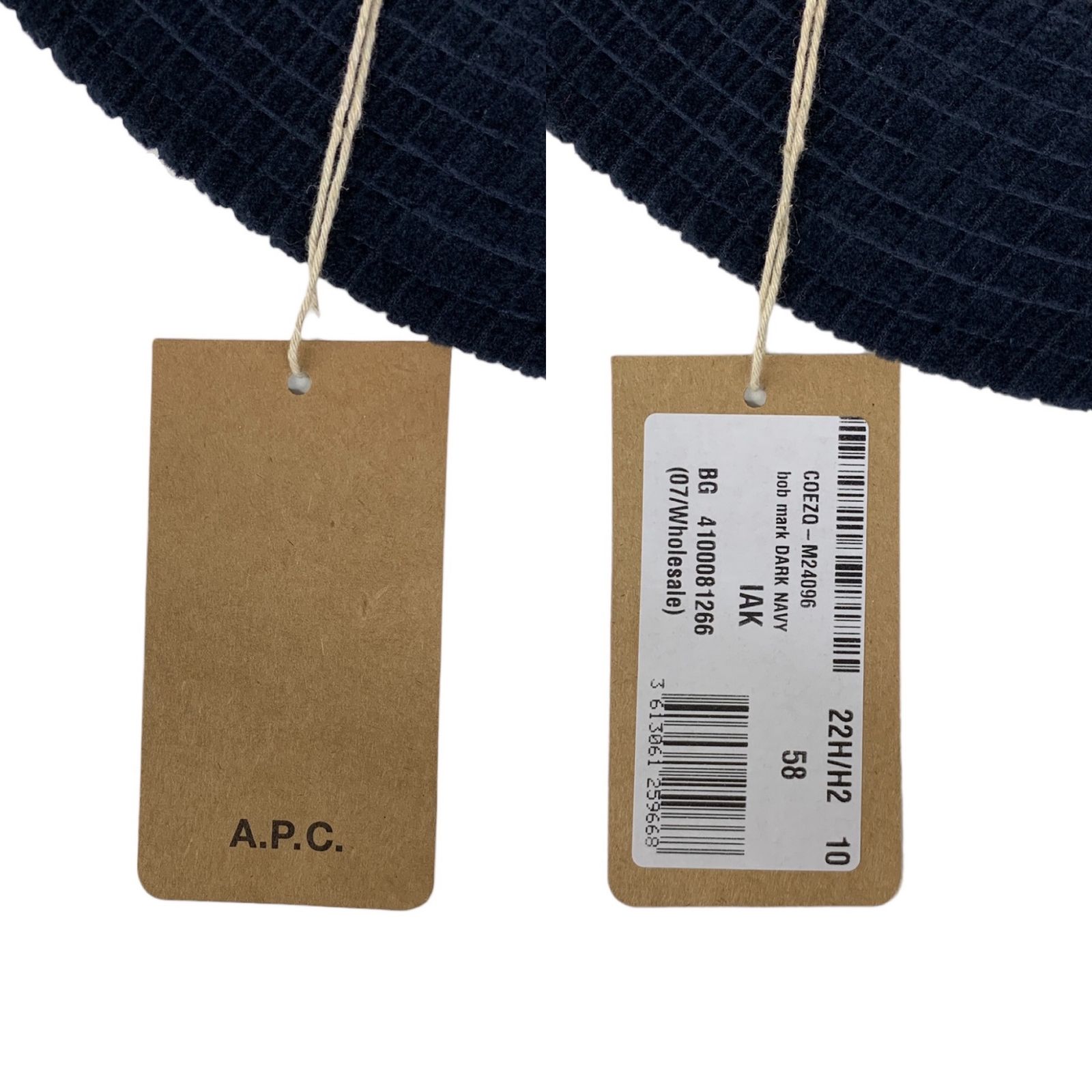 A.P.C. (アーペーセー) バケットハット ボブマーク コーデュロイ Bob 