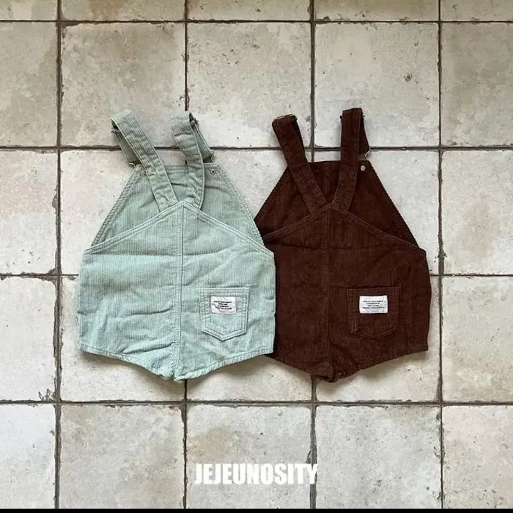 韓国子供服 JEJEUNOSITY コーデュロイ サロペット オーバーオール