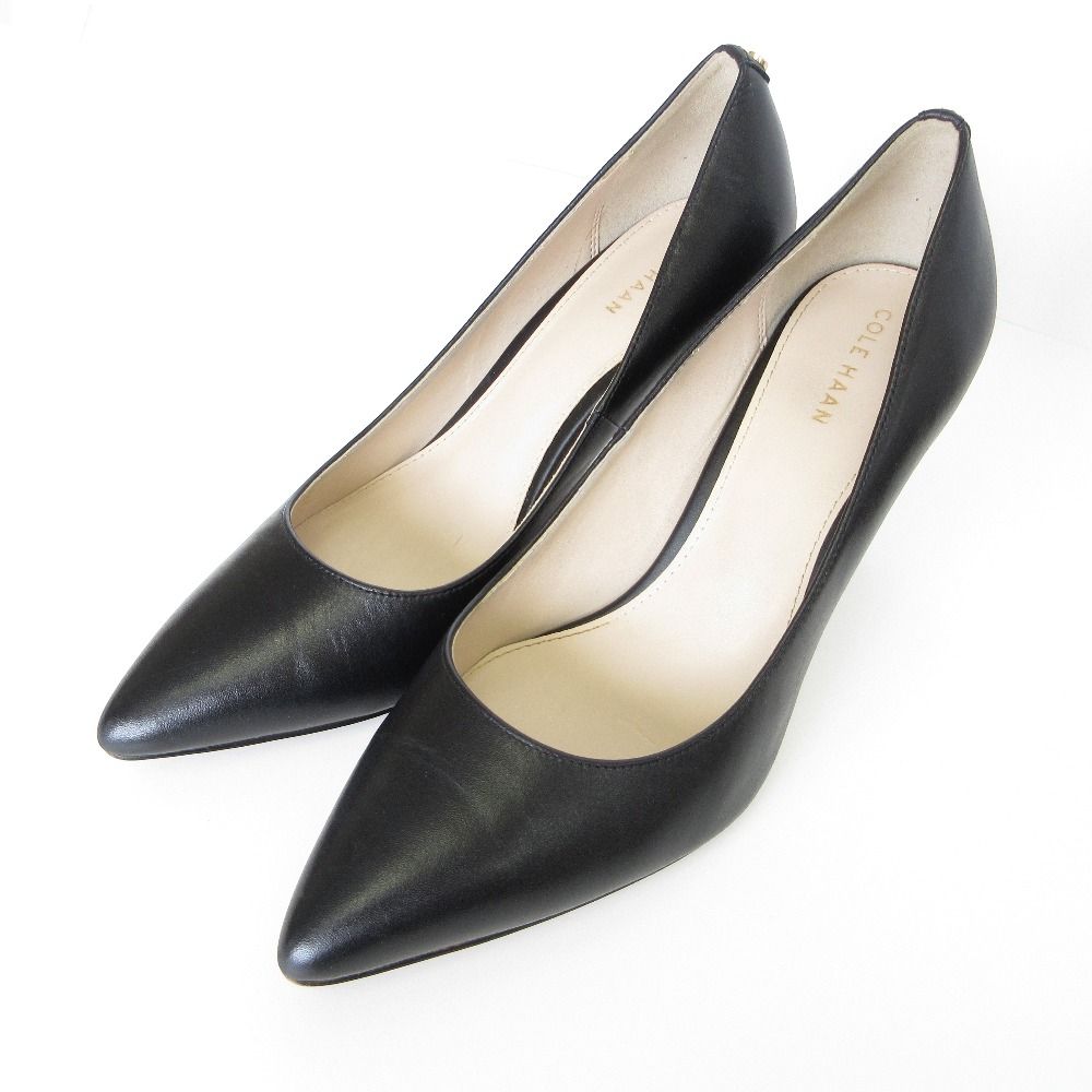 極美品　COLE HAAN コールハーン　黒パンプス８B COLE HAAN コールハーン ウェッジソールパンプス ブラック系 51