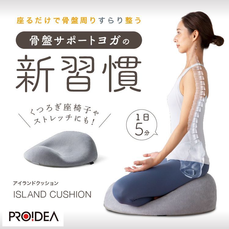 新品】プロイデア アイランドクッション ヨガ ストレッチ