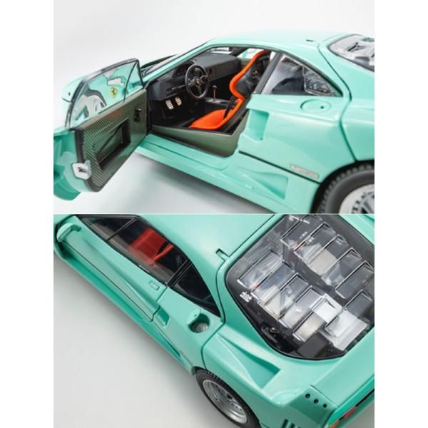 新品 京商オリジナル 1/18 フェラーリ F40 (ミントグリーン