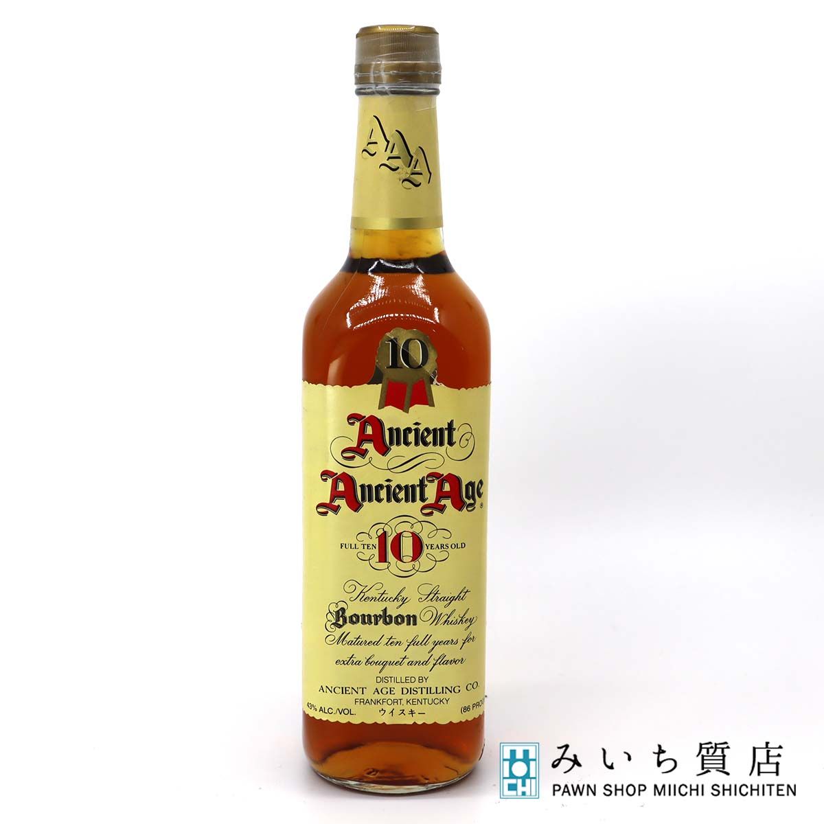 未開栓 お酒 ウィスキー エンシェントエイジ 10年 AAA 750ml 43％ バーボン 23k392-41 - メルカリ