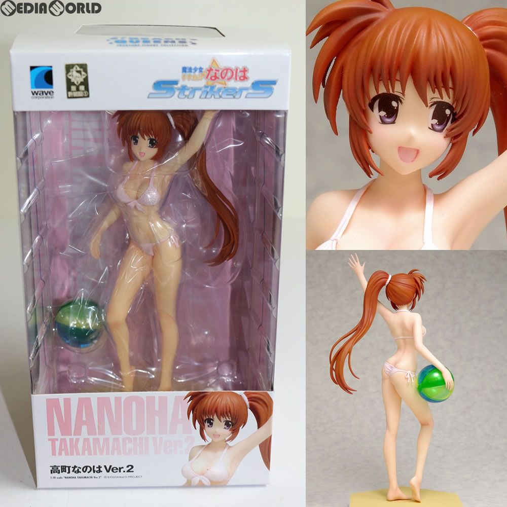 BEACH QUEENS(ビーチクイーンズ) 高町なのは(たかまちなのは) Ver.2 魔法少女リリカルなのはStrikerS(ストライカーズ) 1/10 完成品 フィギュア ウェーブ(WAVE)