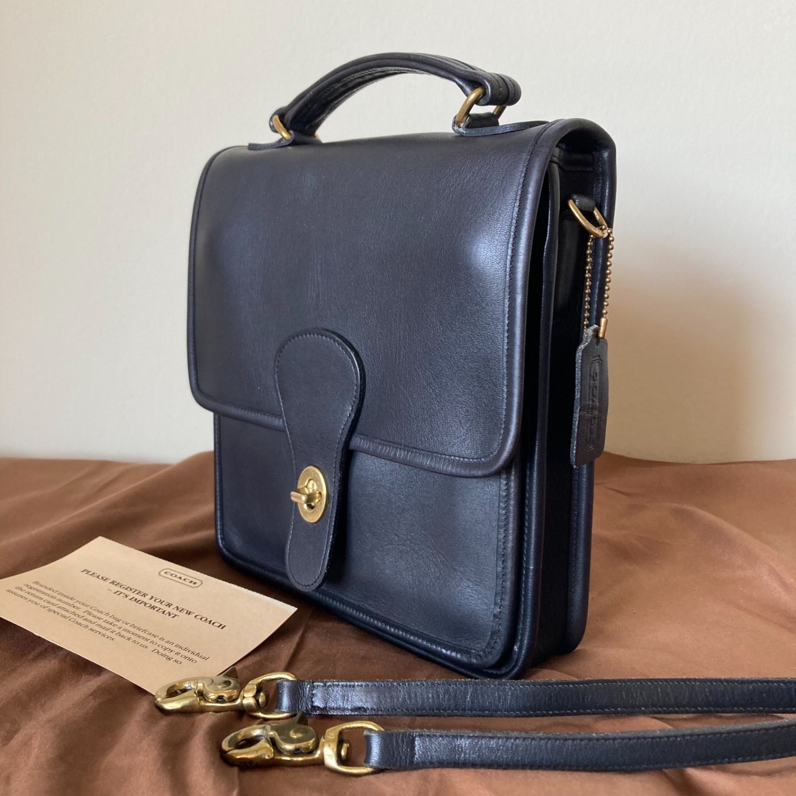 ⭐️すばる⭐️coach old coach ショルダーバッグ COACH◇ショルダーバッグ/レザー/BLK/4405/OLD COACH/オールド