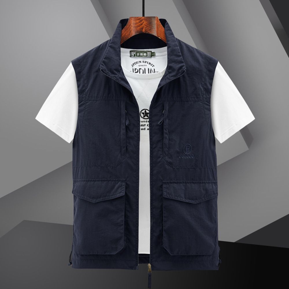 ☆ ブルー ☆ Lサイズ ☆ ベストxxvest01 フィッシングベスト 登山