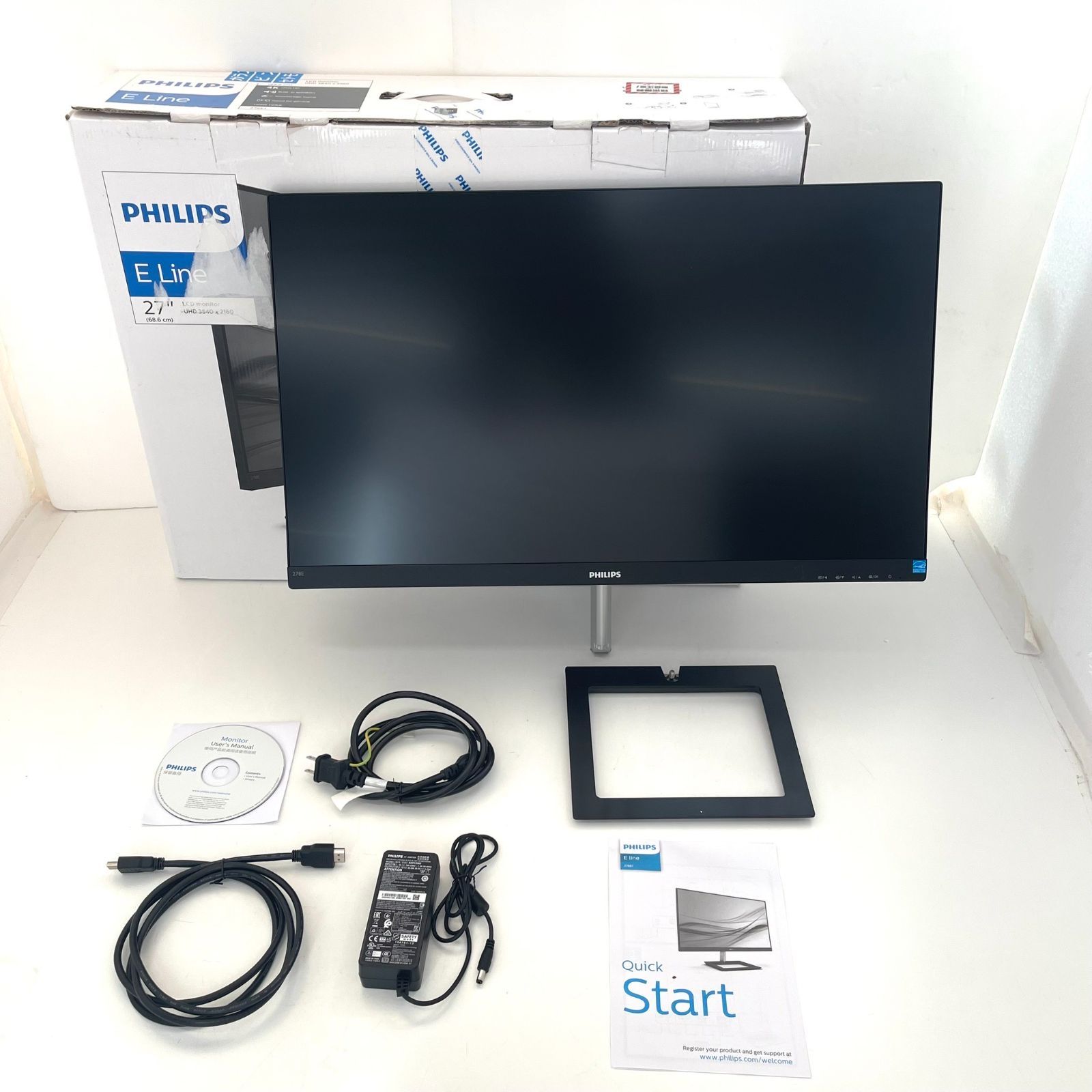 PHILIPS 278E1 モニター4K IPS ディスプレイ27型