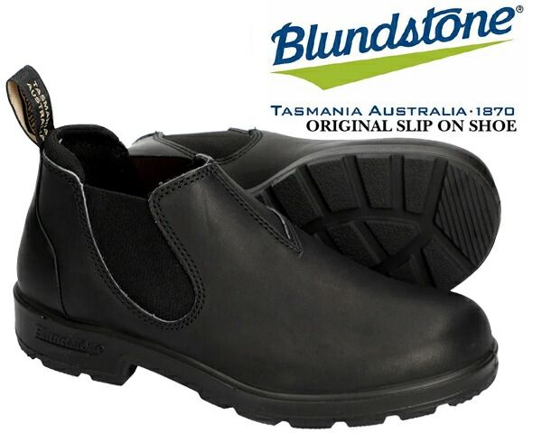 ブランドストーン オリジナル スリッポン シューズ Blundstone ORIGINAL SLIP ON SHOE BLACK bs2039009 ブラック ローカット サイドゴア ブーツ レザー