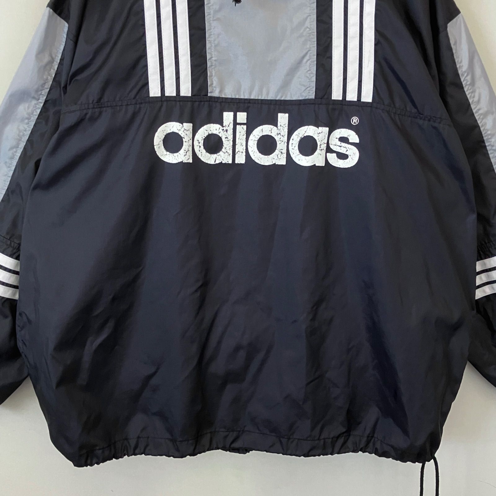 90s デサントアディダス/DESCENTE adidas☆アノラックパーカー 