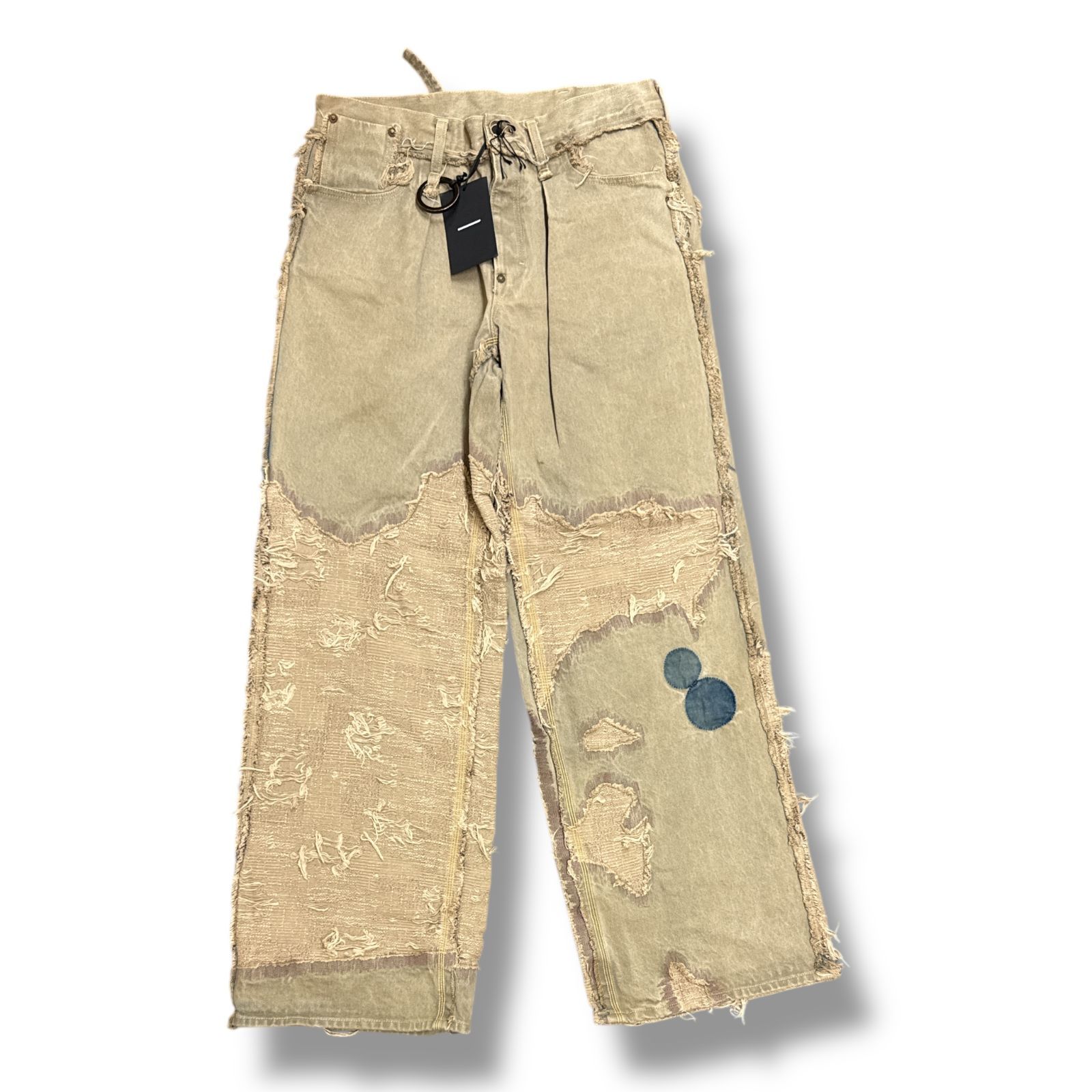 参考上代90200円 MINUS 24SS Slash Seam Lot.20603T From Coal MineDust コールマインデニム パンツジーンズ マイナス M-24S-SS20603T-FMCLME ダストサックス 2 95043A7