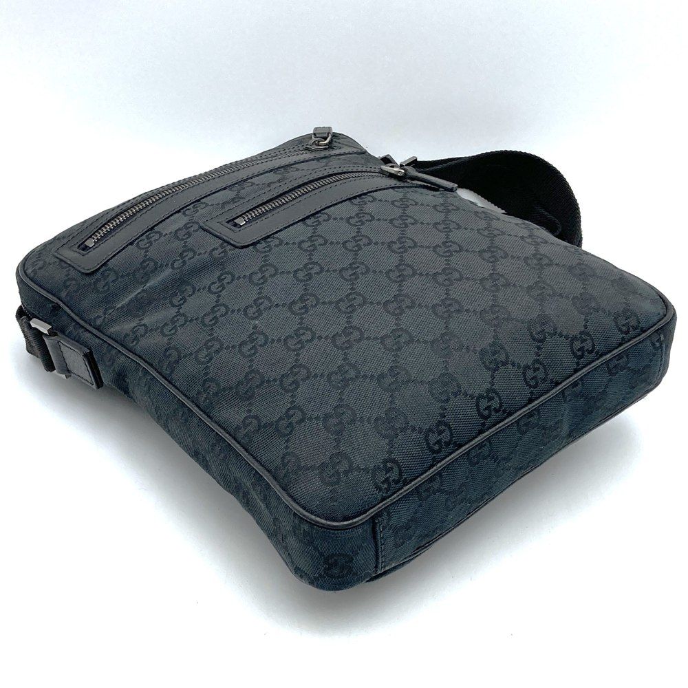 GUCCI グッチ 92551 ショルダーバッグ GGキャンバス ブラック 黒