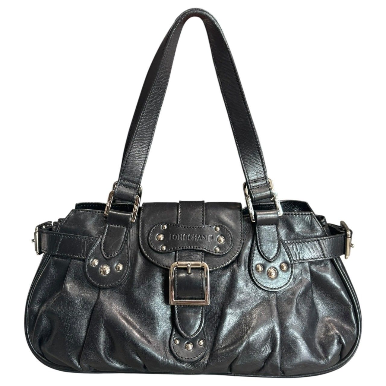 新品・未使用　Longchamp　ロンシャン　ラムレザー　ジャケット　ブラック 新品・未使用 Longchamp ロンシャン ラムレザー ジャケット ブラック