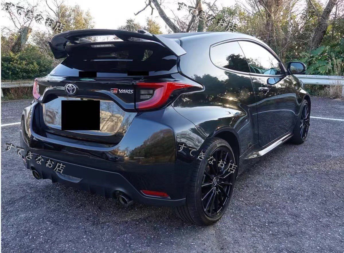 送料無料TOYOTA GRヤリス 大型リアスポイラー カーボン調 エアロカナード 送料無料】新品 TOYOTA GRヤリス 大型リアスポイラー リア