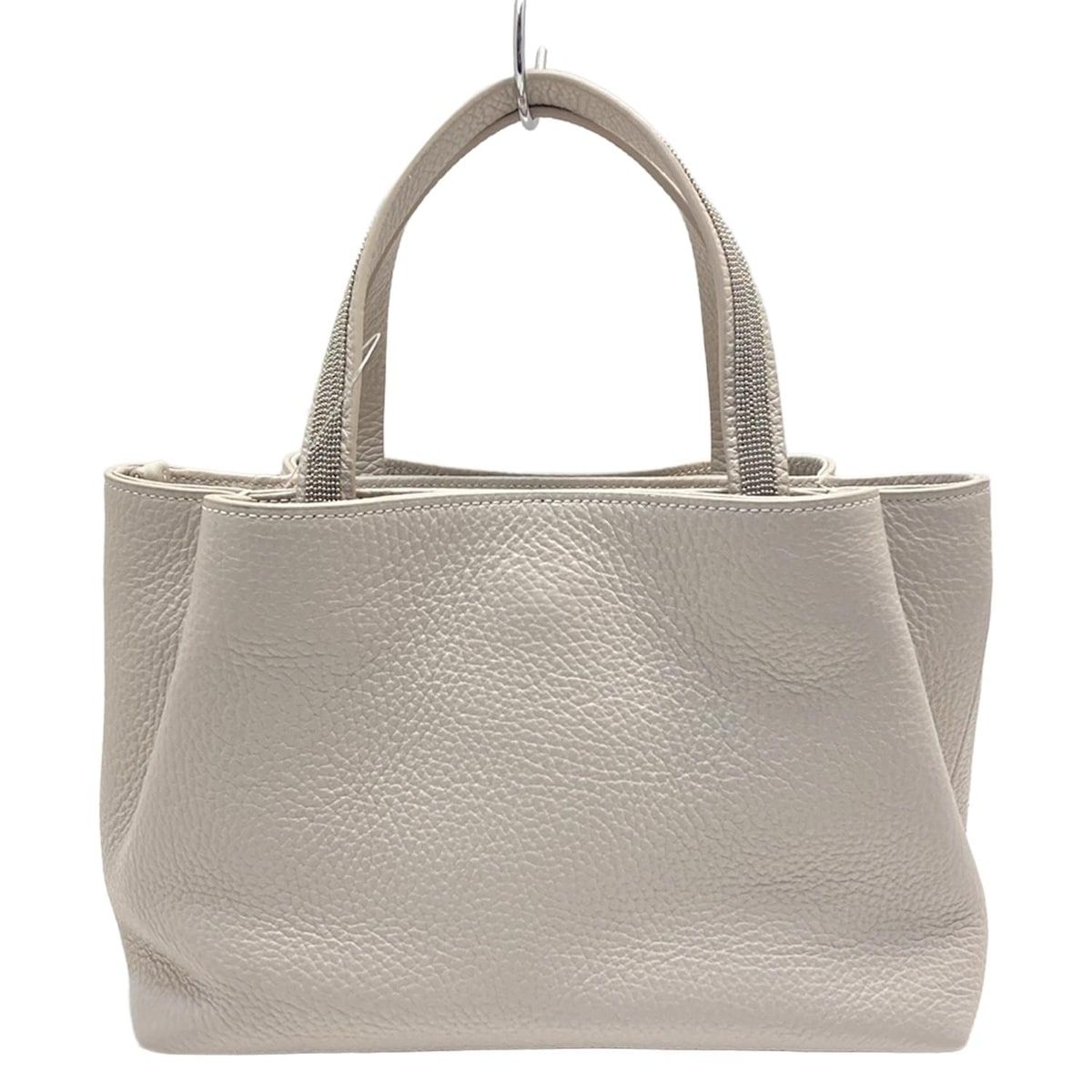 トートバッグ FABIANA FILIPPI GREY LEATHER TOTES FABIANA FILIPPI(ファビアーナフィリッピ) トートバッグ