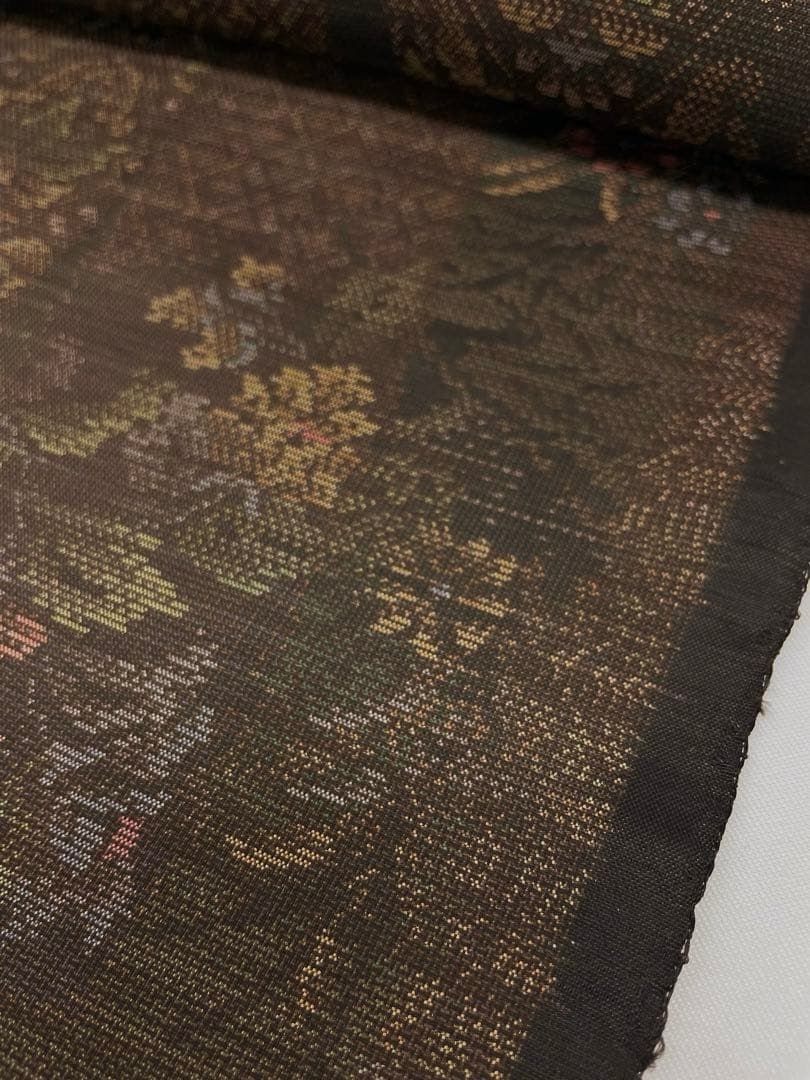 本場大島紬 古代染色 純泥染 通産大臣指定伝統的工芸品 正絹 反物